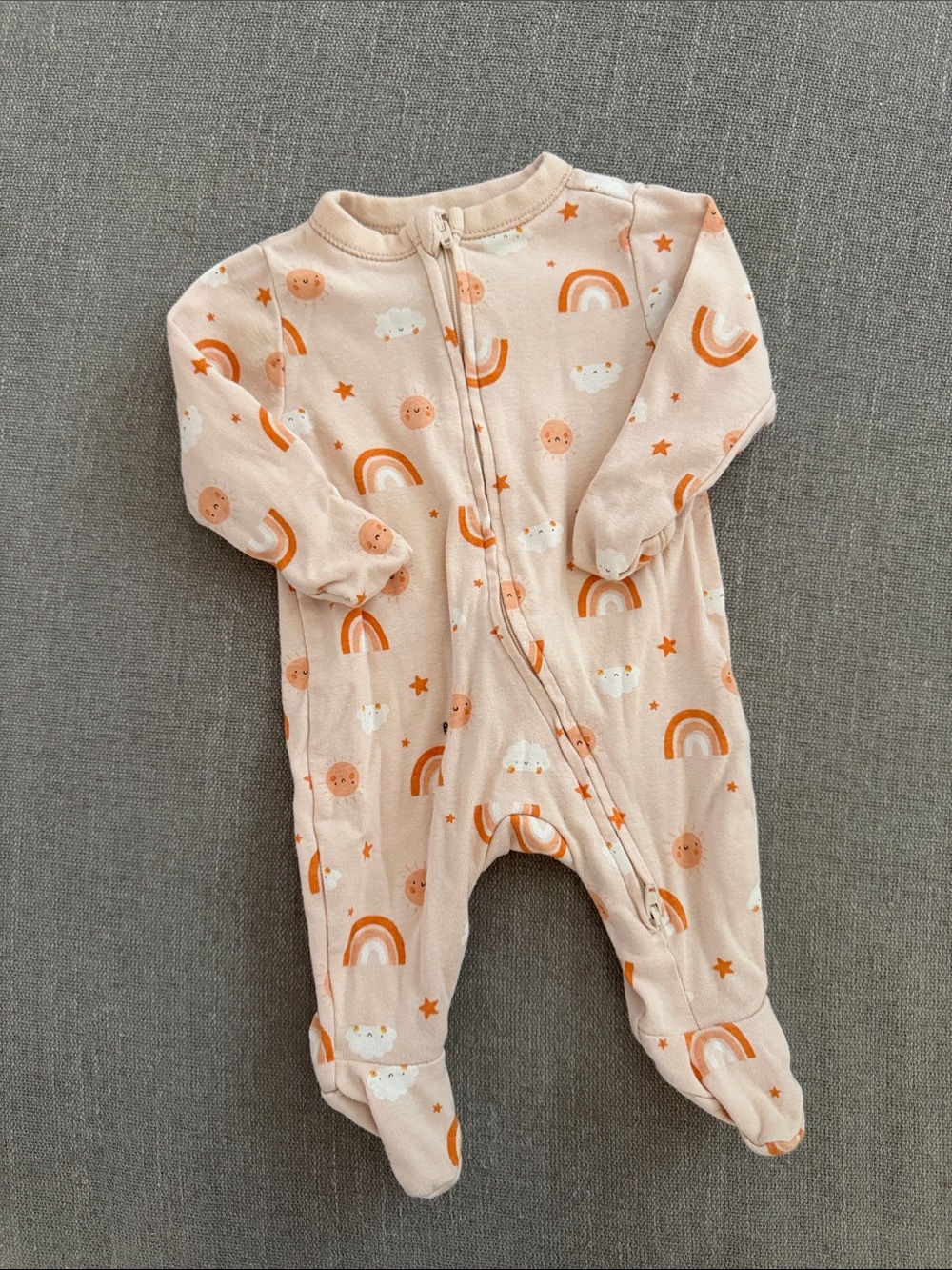 Old navy baby footy pajamas. Size NB